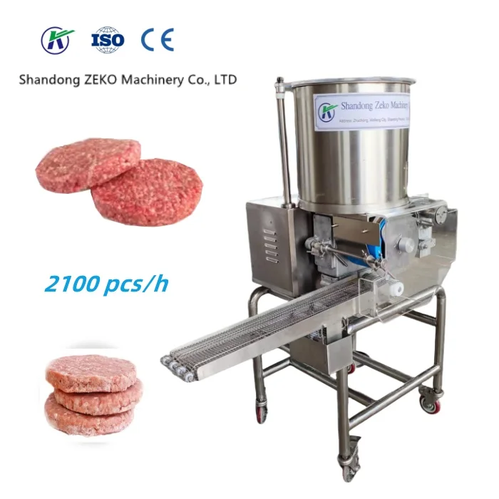 Automatic Hamburger Patty Maker Factory Burger Forming Machine for Hotels and Restaurants Fish Type