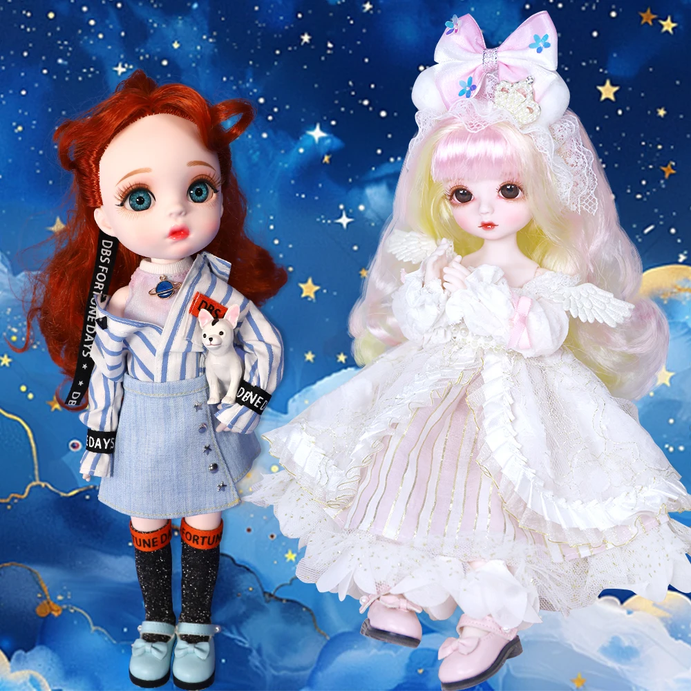 Boneca Dream Fairy DBS 1/6 BJD Anjo Pequeno Coleção MJD Alta Qualidade Oferta Especial Party Circle