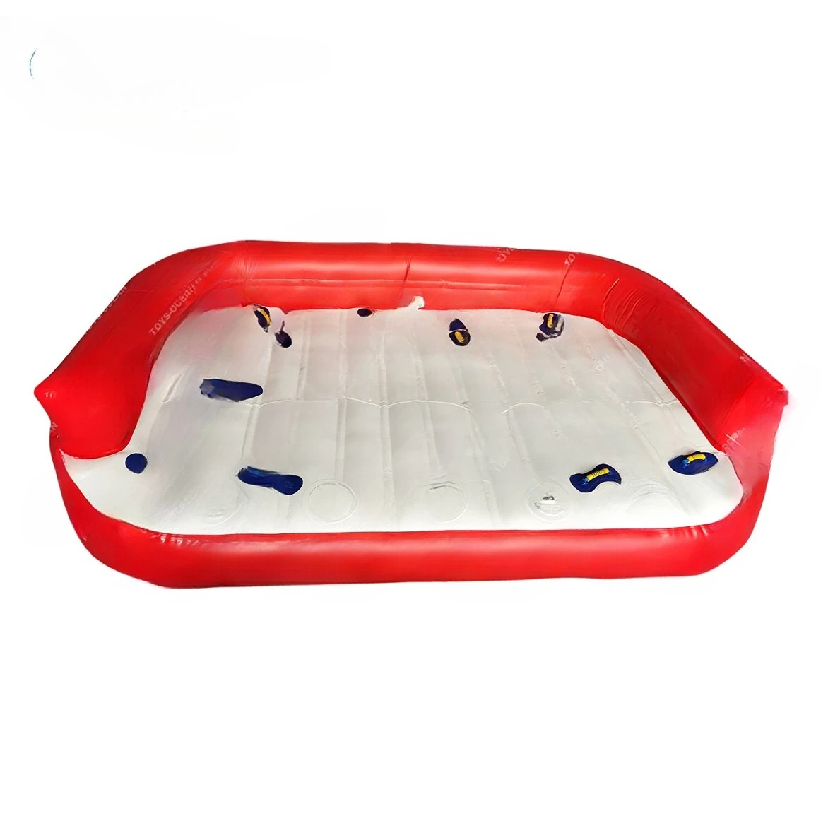 Newly designed inflatable disco boat motorized water toy inflatable crazy flying saucer boat