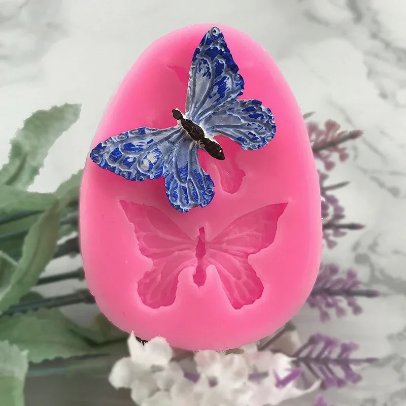 Butterfly Silicone Mold for Soap Chocolate Cake Decor DIY Baking Sugar Craft Candy Lace Fondant Cookie Resin Clay Handmade Tools