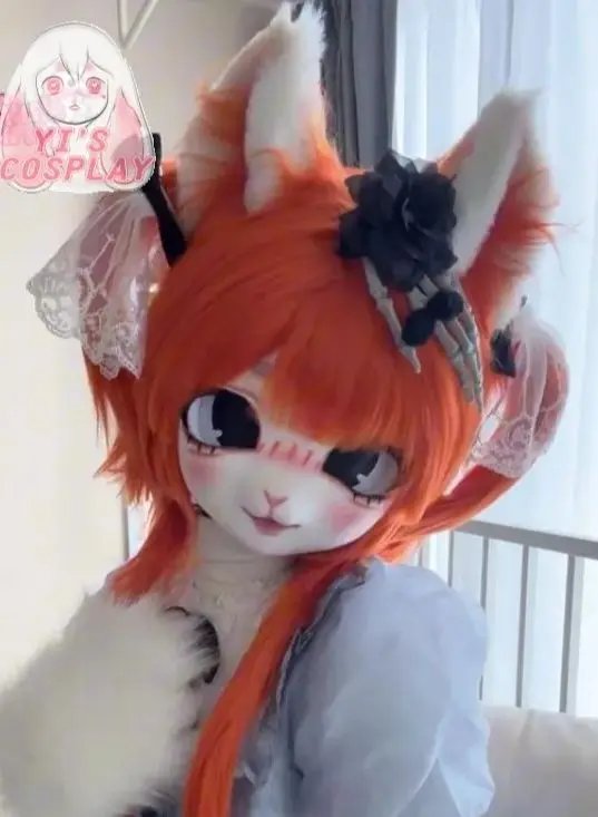 

Customized Fursuit Kemono Head Handmade Custom Fursuit head Furry Kigurumi Head Yis Cosplay Kemono Headsets Beast