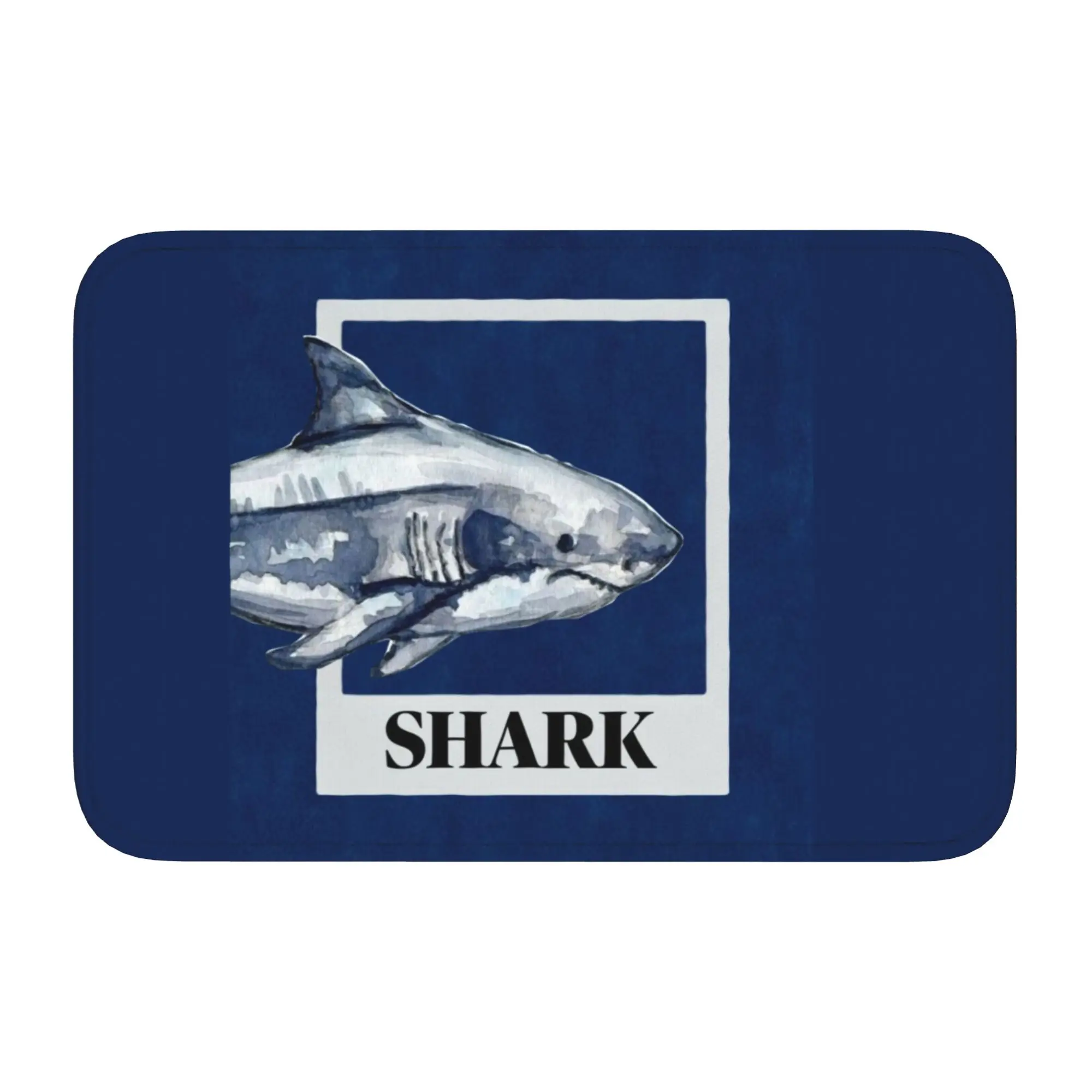 Custom 3D Illusion Fish Shark Front Floor Door Entrance Welcome Mat Outdoor  Kitchen Bathroom Doormat Bedroom Carpet Rug Footpad