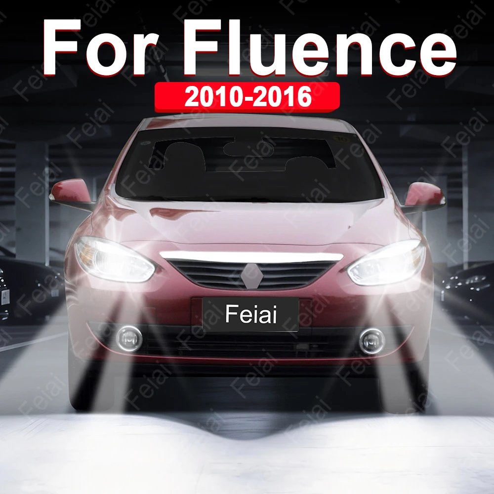 

For Renault Fluence Headlight LED Bulb Fluence Accessories 2010 2011 2012 2013 2014 2015 2016 Car Headlights Auto Headlamps LED