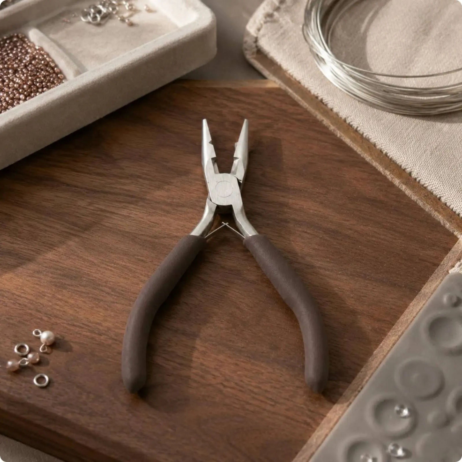 Wire Cutting Pliers Long-Lasting Jewelry Making Pliers Craft Tool Polished Surface Rust Proof for DIY Crafters