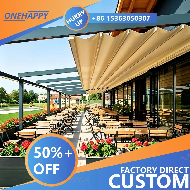Any Size Custom Electric Louvered Roof Aluminum Bioclimatic Pergola Kit Remote Control Waterproof Outdoor Garden Patio Sun Shade