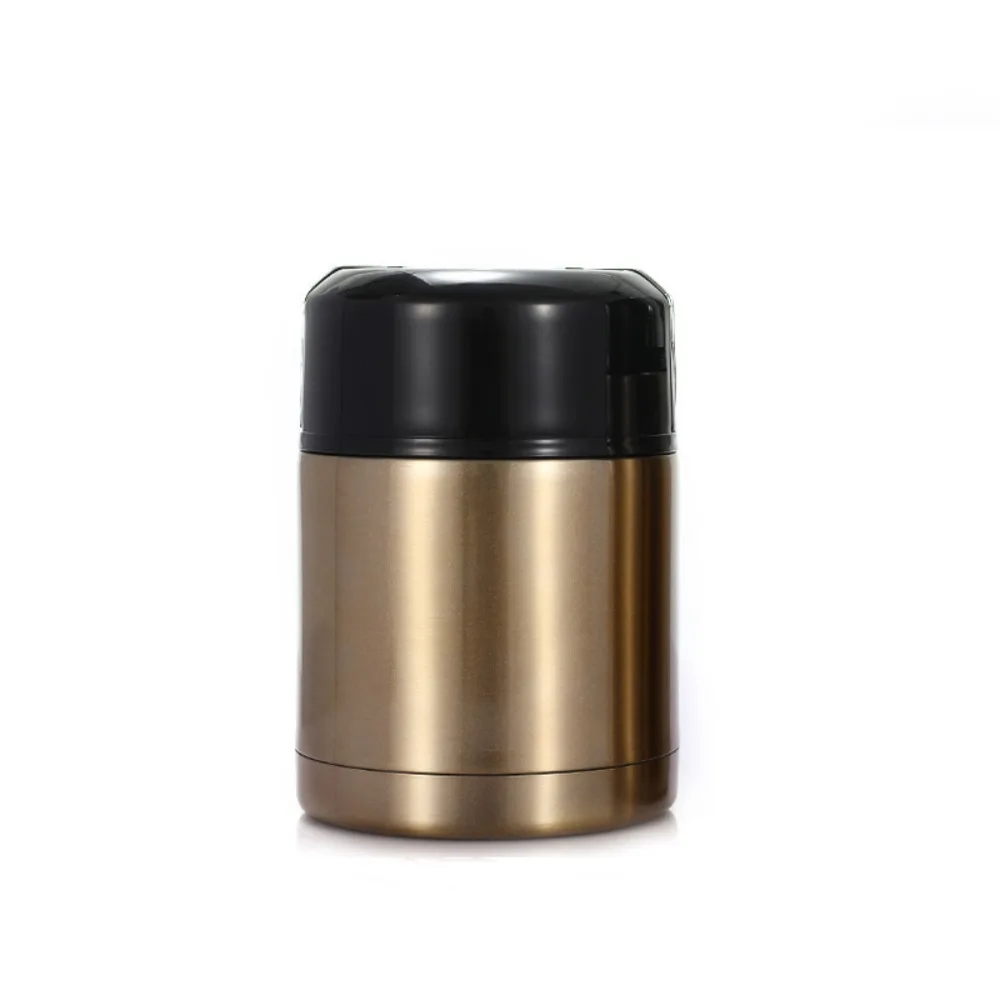 

Изолированная банка для супа, 800 мл, большая емкость, термос с складной ручкой, контейнер для еды, двухслойная термочашка из нержавеющей стали для офиса