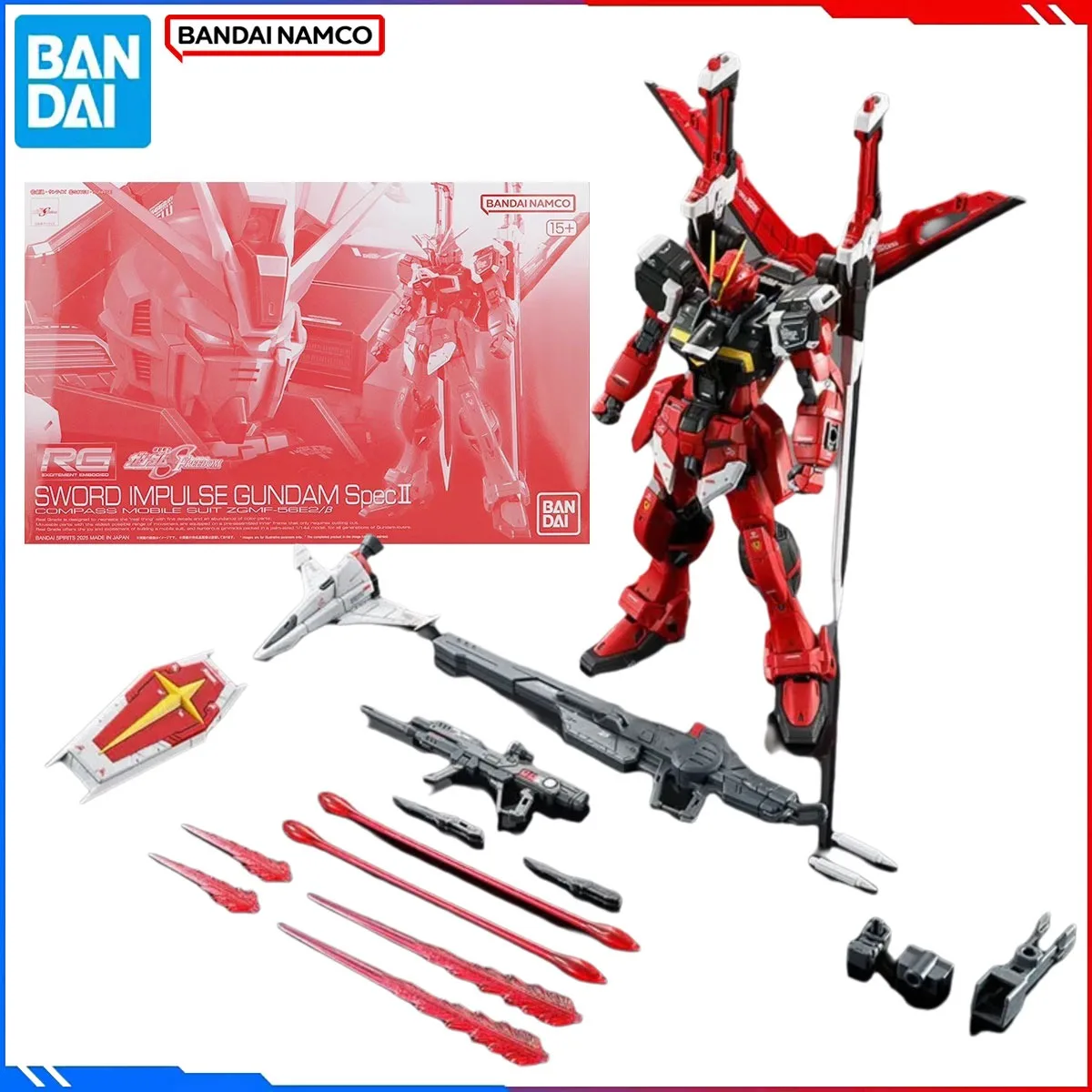حقيقية بانداي الأصلي جاندام نموذج لجسم أطقم RG شخصيات كرتونية السيف دفعة جاندام Specii عمل نموذج لعب هدية للأطفال #1