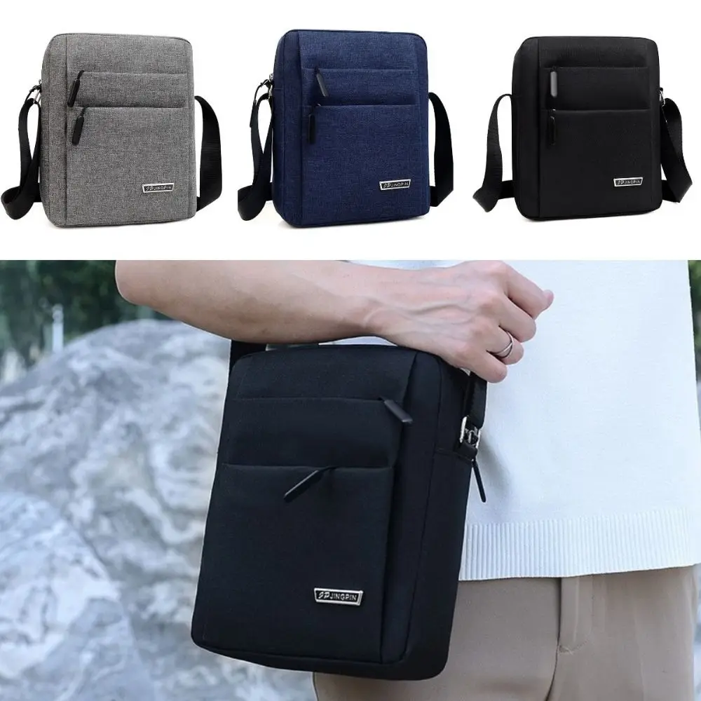 Bolso de hombro para hombre, bandolera de gran capacidad, portátil, multicapa, impermeable, para negocios y ocio