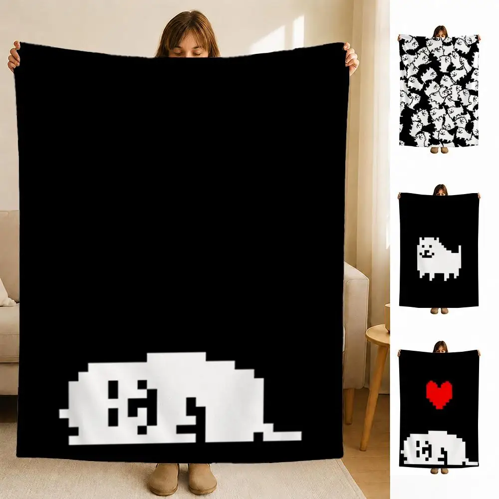 Character & IP A-Annoying D-Dog Throw Soft Flannel Blanket for Bed Bedroom Sofa Picnic Throw Skin-friendly Breathable Gift Cover