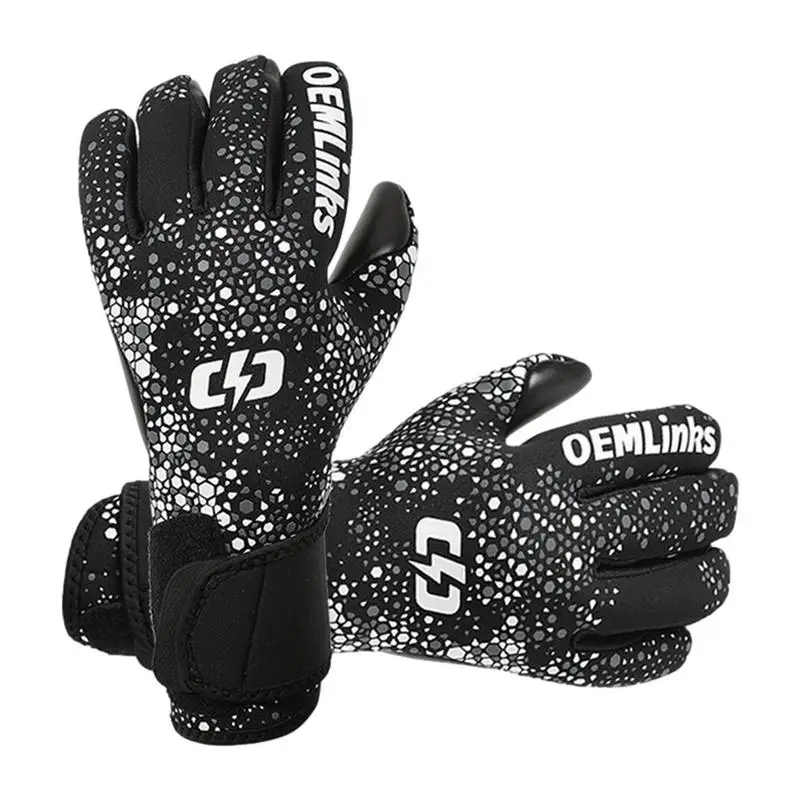 Goalkeeper Gloves Breathable Soccer Gloves With Finger Protection Strong Grip Soccer Player Equipment For Adults Kids Teens