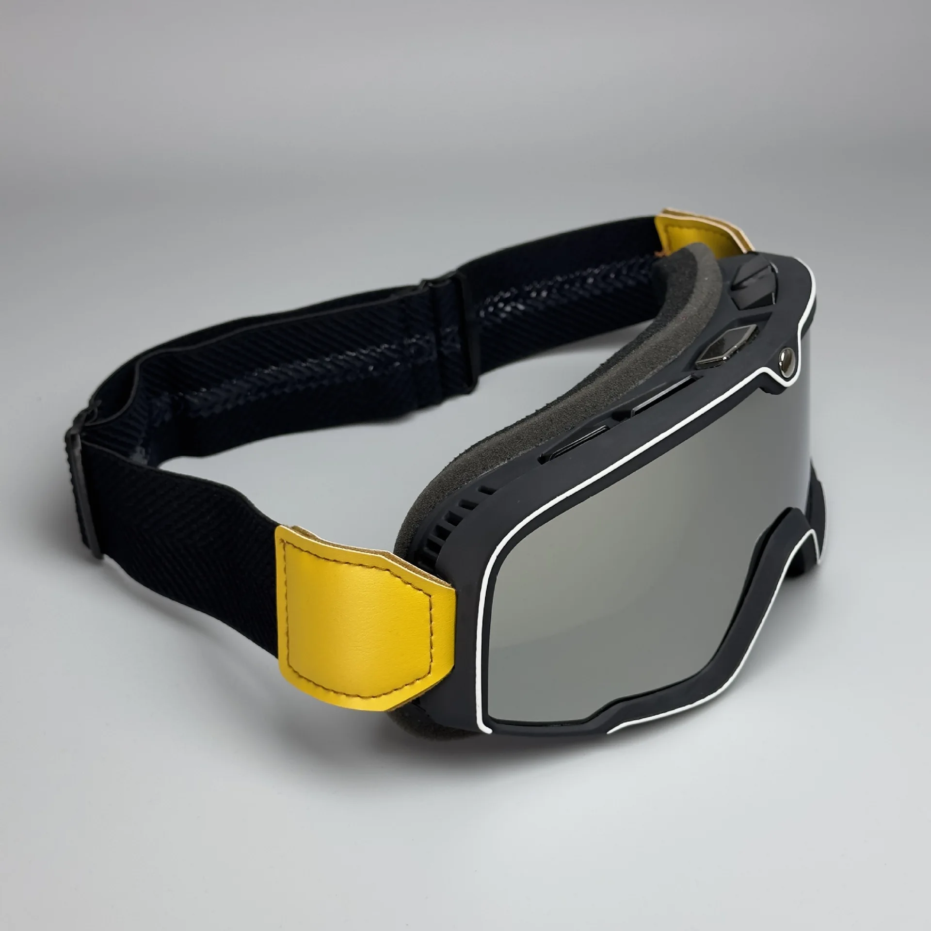Retro Motorcycle Skiing Goggles for Outdoor Cycling Windshield Glasses for Harley - Windproof Protective Goggles for Sports image 2