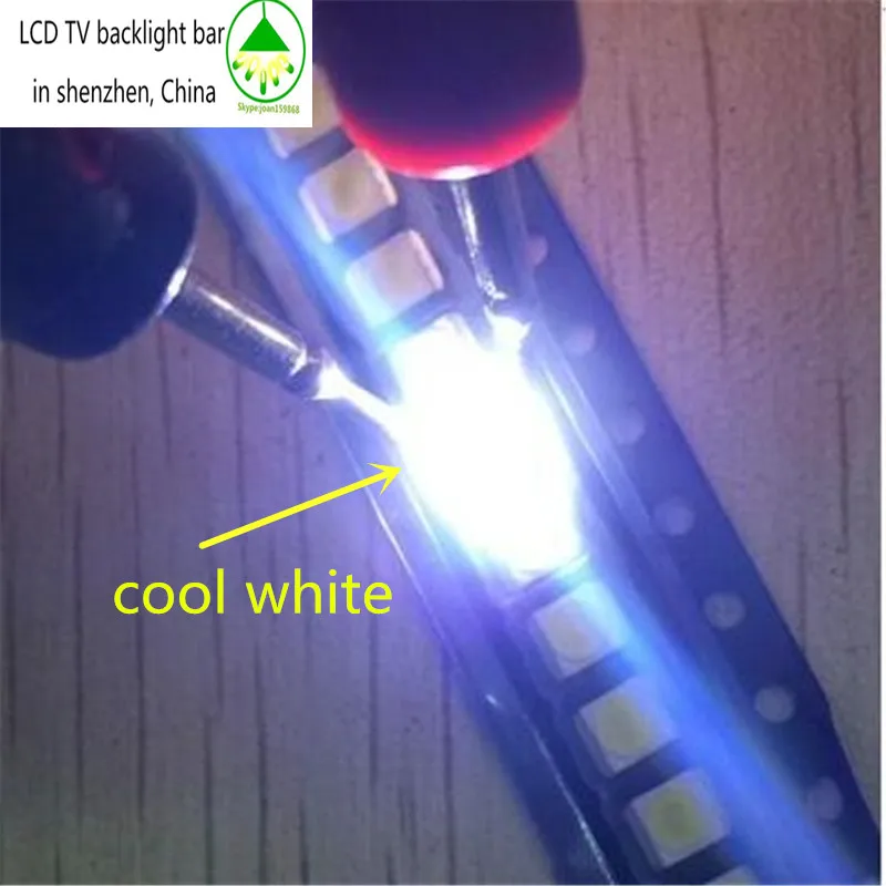 FOR 500Pieces/lot LED beads for 2835 1W 3V 280MA.repair LED strip cool white Send picture the same! Good quality 100%