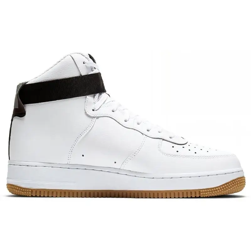 Nike Air Force 1 Skateboarding Men High-top White/Black Sneakers shoes CT2306-100 With Original Box