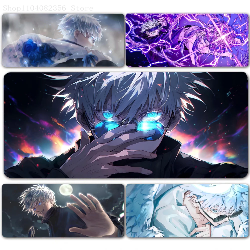 

1pc Jujutsu Kaisen Mouse Pad Anime Gojo Satoru Large Gaming Mousepad Gamer Company Keyboard Mouse Mats Carpet Computer Desk Mat