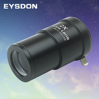 EYSDON 2X Barlow Lens 1.25 Inch Fully Multi-Coated Metal for Astronomical Telescope Eyepiece