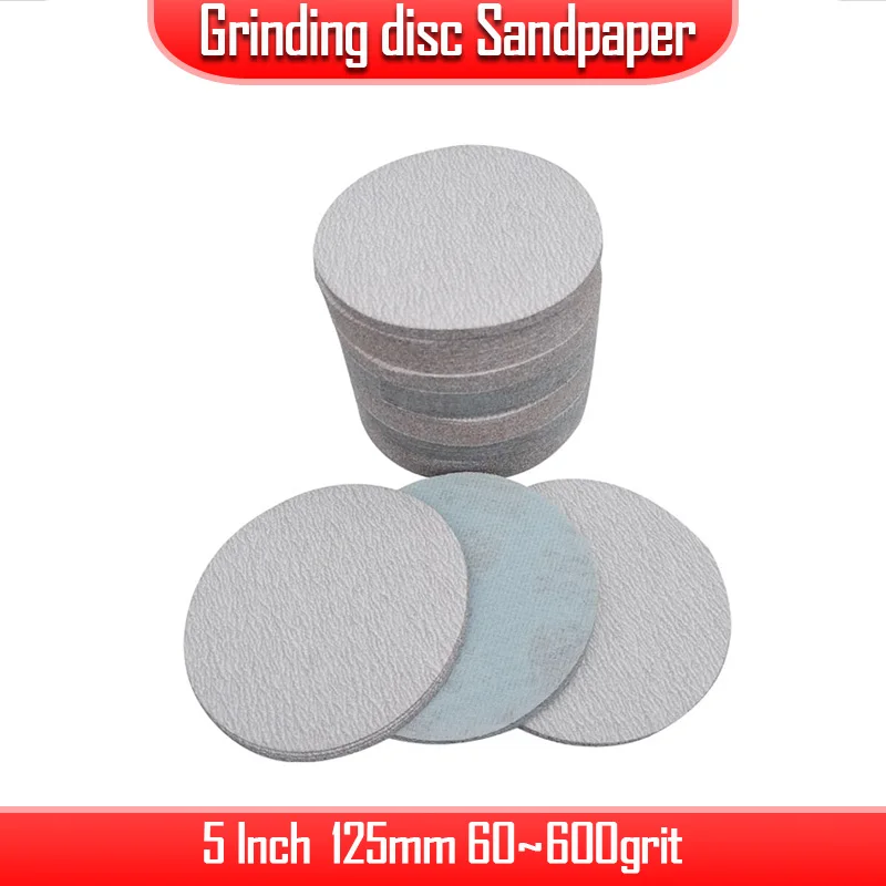 Grinding disc Sanding disc Round Sandpaper 5 In 125mm 30pcs  for Festool/MIRKA/3M ect sander Flocking  Polishing Sheet