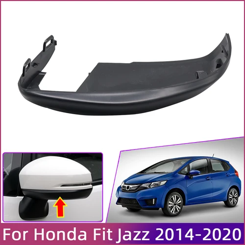 Cubierta inferior para espejo retrovisor externo de coche, carcasa inferior para Honda Fit Jazz 2014, 2015, 2016, 2017, 2018, 2019, 2020
