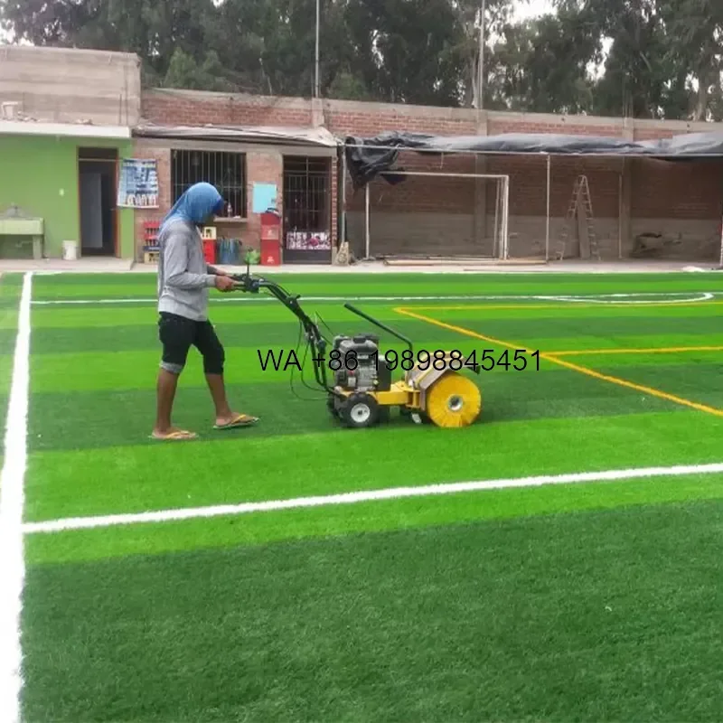 Wmwmnu for Artificial Turf Sweeping Portable Grass Cleaning Brush Lawn Care Tool