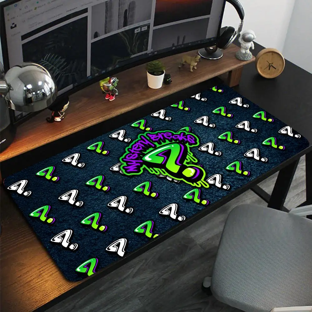 

Art Mouse Pad large mousemat computer gamer office stitched edge keyboard desk mat washable non-slip