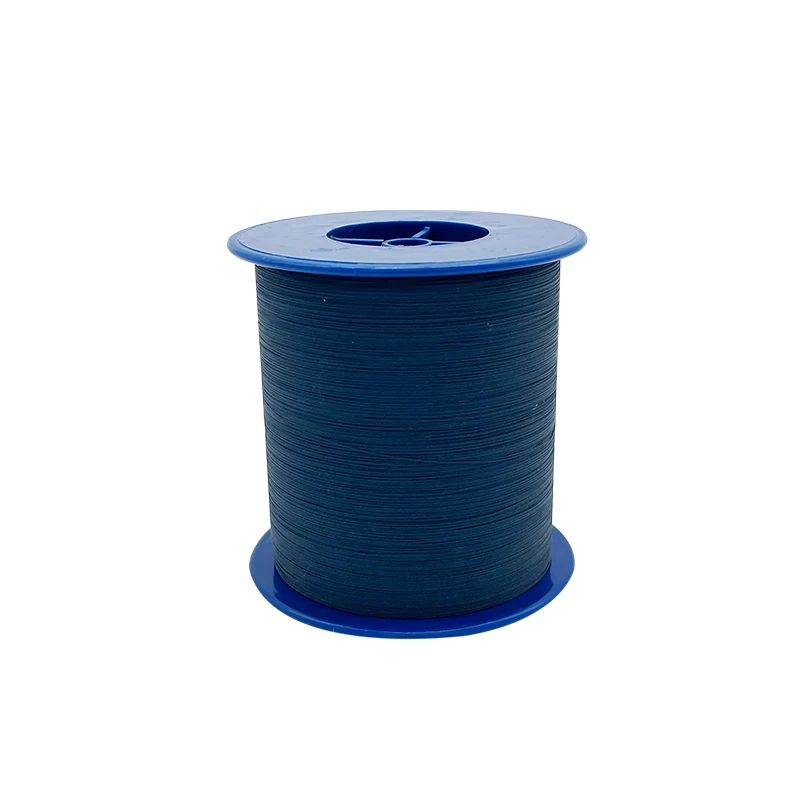 VOOFENG Double Sides Reflective Thread Yarn Lake Blue Knitting on Clothes Webbing Shoes 0.5mm Thickness 4000 Meters Reflector