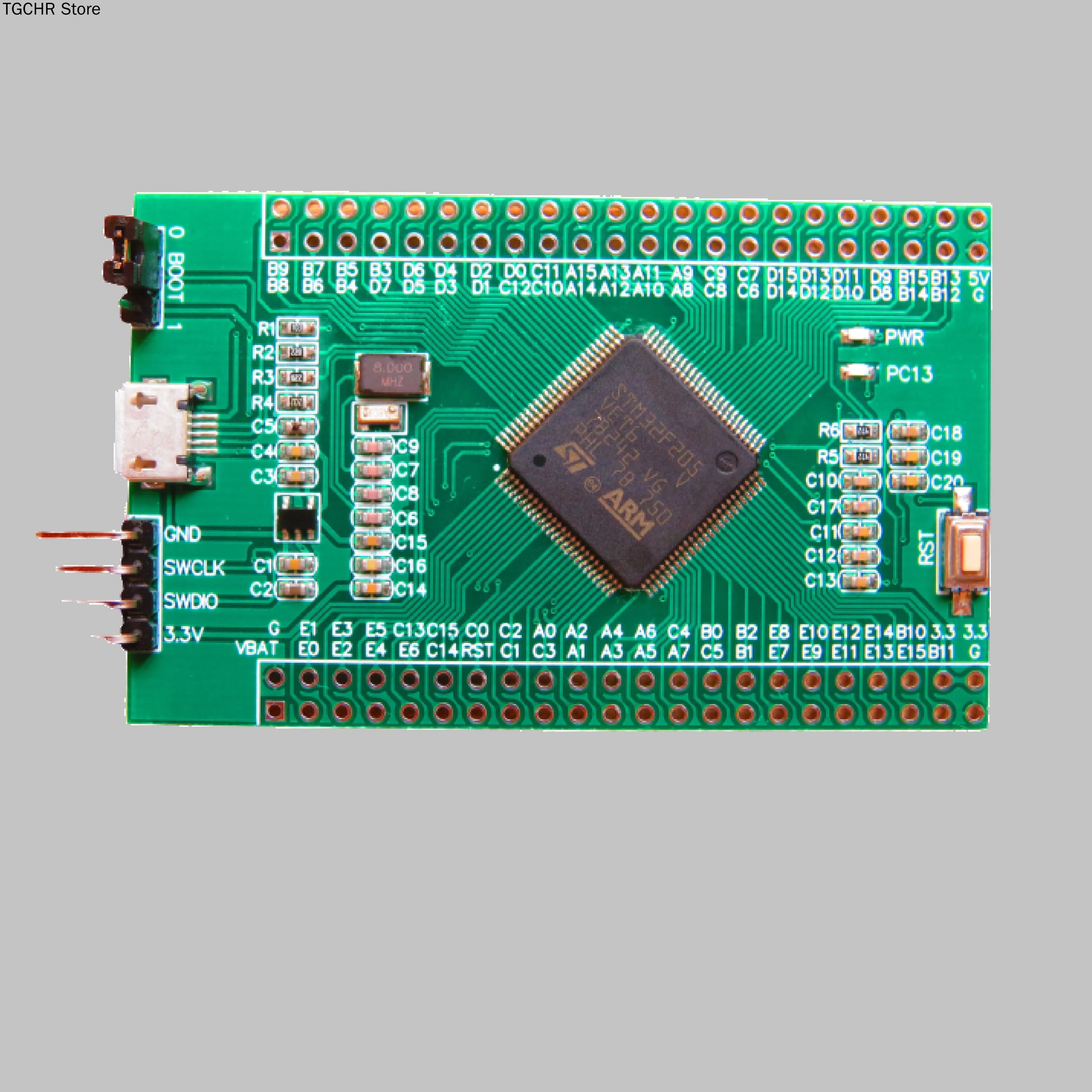 Stm32f205vet6 Core Board Large Capacity New F205 Minimum System Vet6 Development Learning Board