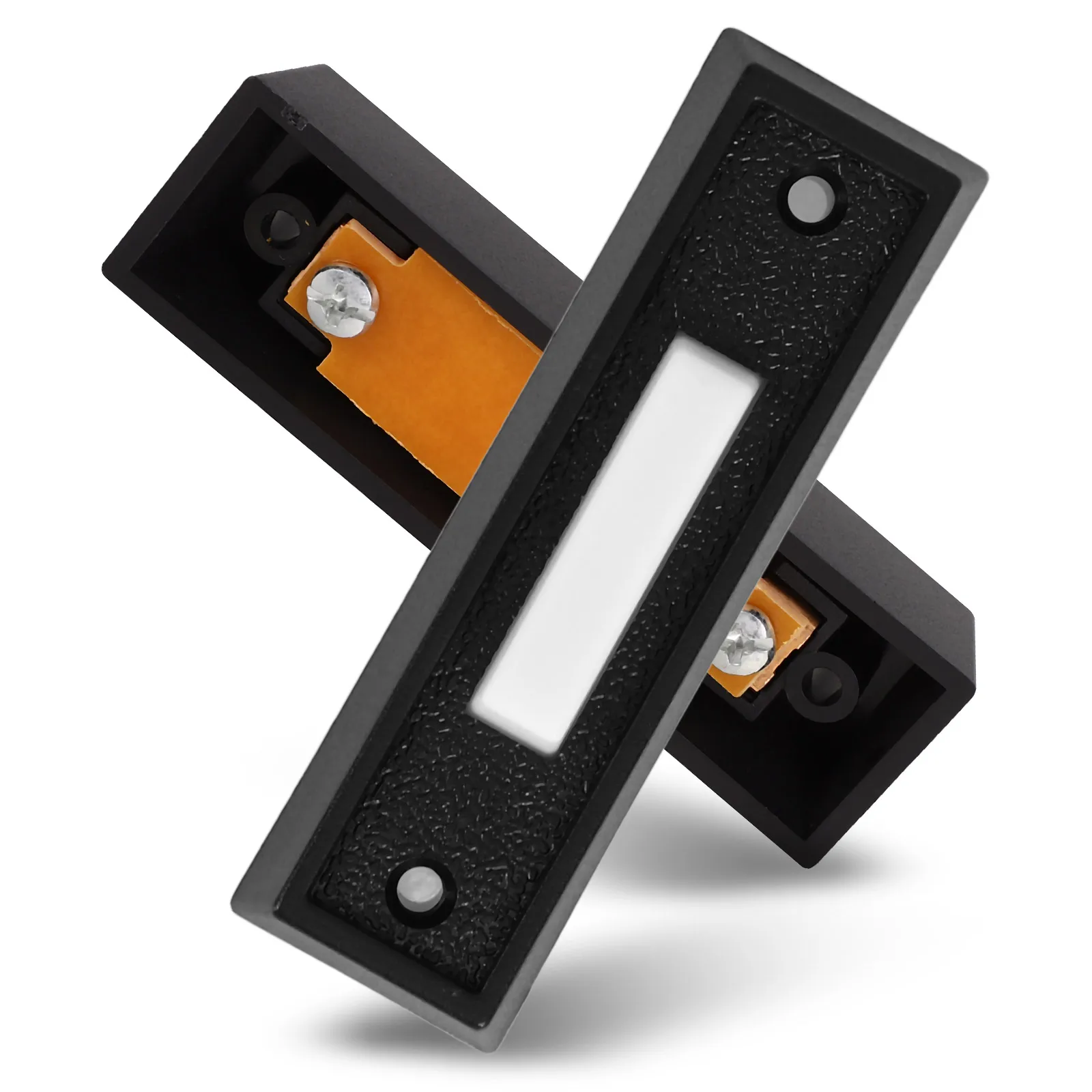 

Retro Doorbell Black Ringer Decorative Replacement Buttons Universal Chime Button Vintage Plastic Euro Style Wall Hanging Home