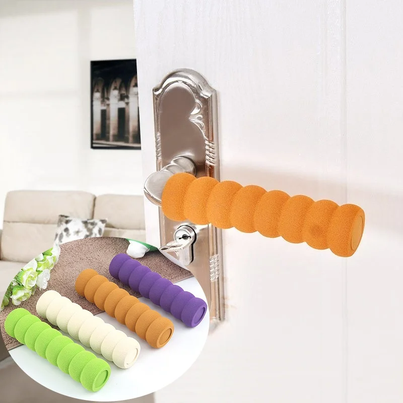 

Spiral type door handle glove protective cover, anti-collision cover room door handle pad,silent protective cover Wall Mute Pads