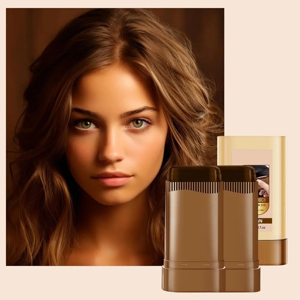 

Новая водостойкая расческа для краски для волос черного цвета, устойчивая к поту крем для окрашивания волос, простая в использовании расческа-карандаш для покрытия седых волос