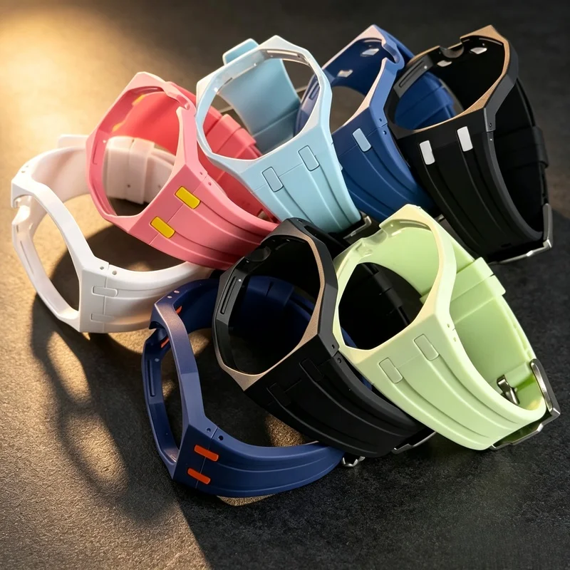 Original Silicone Strap+Pc case for AP royal pop swatch Pocket watch accessories trendy integrated