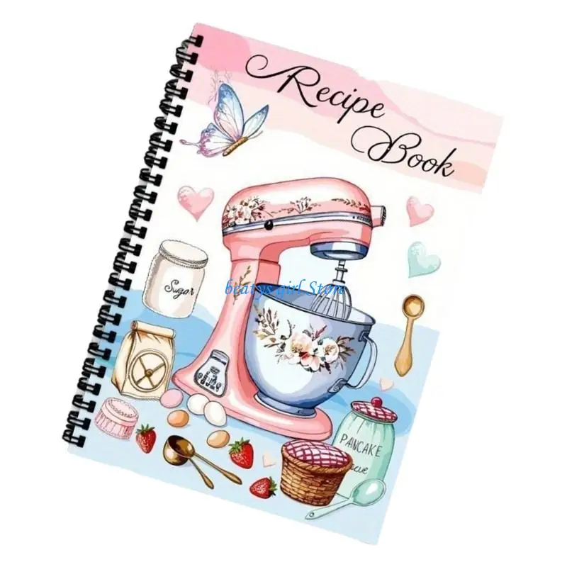 C7AB Permanent Kitchen Recipe Notebook For Culinarians With Customizable Classifications And Thick Paper