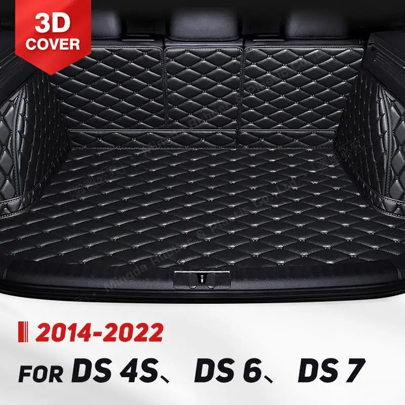 

For DS 4S 2016-2018 DS 6 2014-2017 DS 7 2018-2022 Auto Full Coverage Trunk Mat Car Cargo Liner Interior Accessories