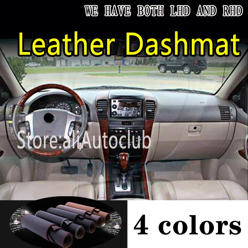 

Leather Dashmat Dashboard Cover Pad Dash Mat For Kia Sorento G1 2002 - 2008 2009 Accessories Atuo Interior Anti-slip Sunshades