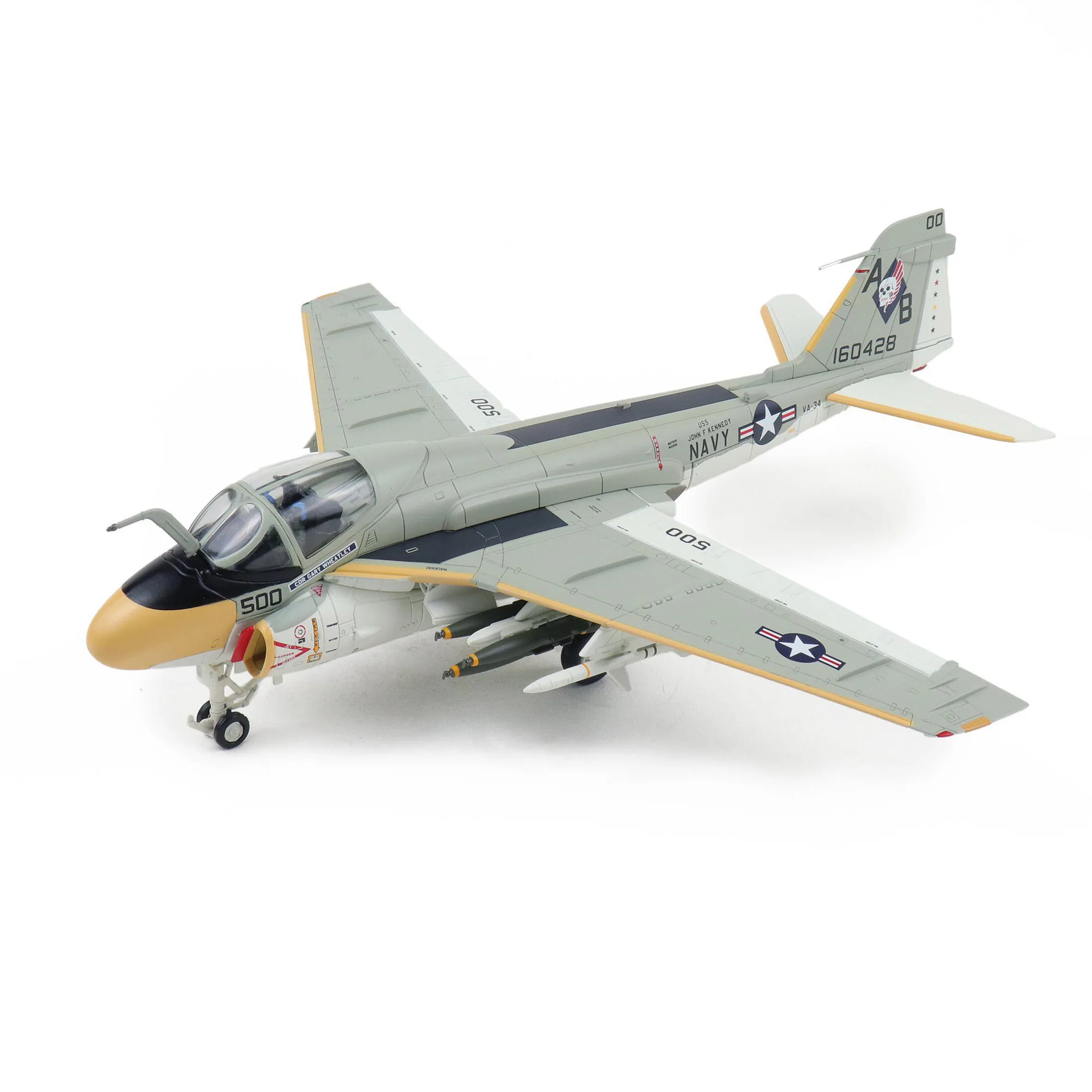 Spot HC1001 1/72 US A-6E fighter model VA-34 US Navy 1970s static alloy aircraft model