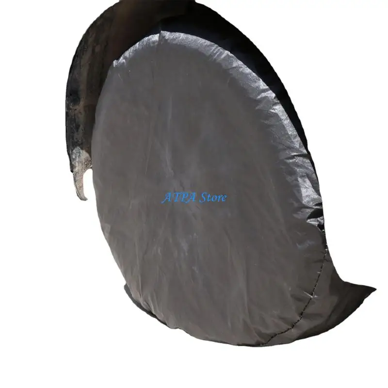 

U13C 4 Pack Automotive Tire Protectors 21-32 Inch Heavy Duty Waterproof Wheel Covers