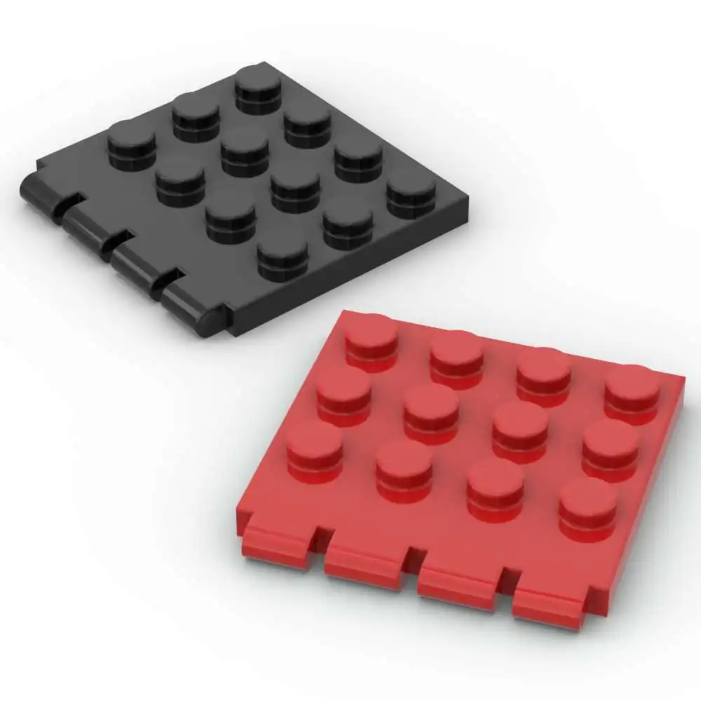 

MOC 10PCS Part Bricks 4213 4x4 Hinge Vehicle Roof Building Blocks Set Board Plate Small Particle DIY Toys Children Birthday Gift