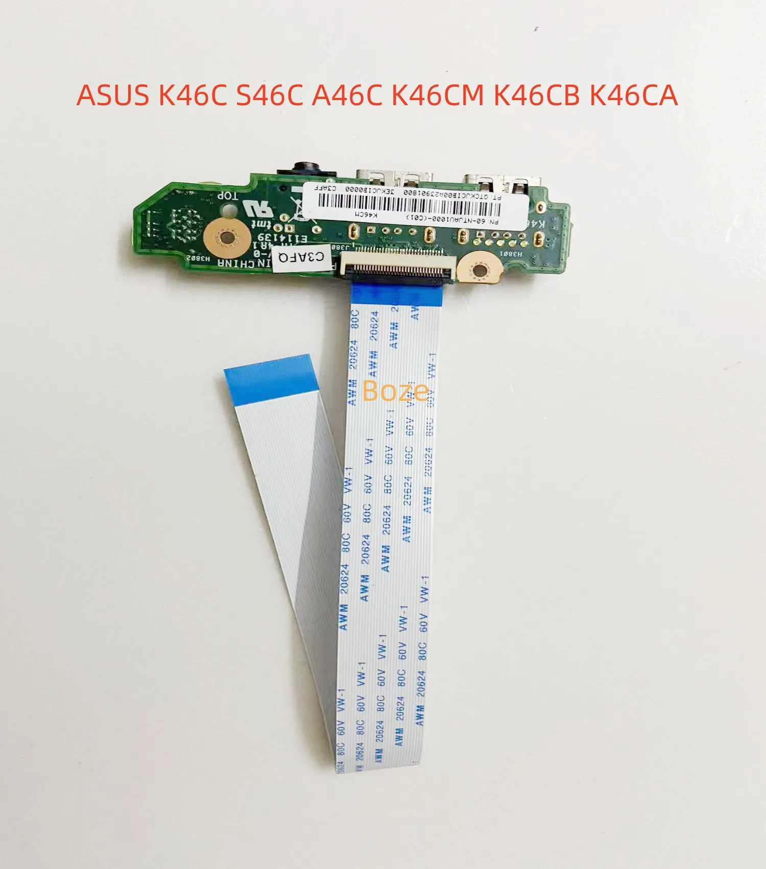 Original ASUS K46C S46C A46C K46CM K46CB K46CA Laptop Audio USB IO Board with cable