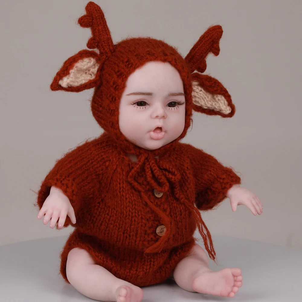 

Full body silicone baby Silicone Boys and Girls Realistic Reborn Body Regenerated Realistic Early Childhood Education Toys