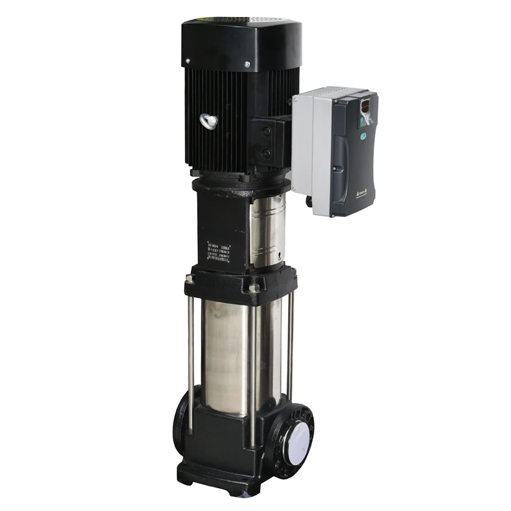 VDF Frequency control of automatic SS 304 vertical multistage high pressure water pump