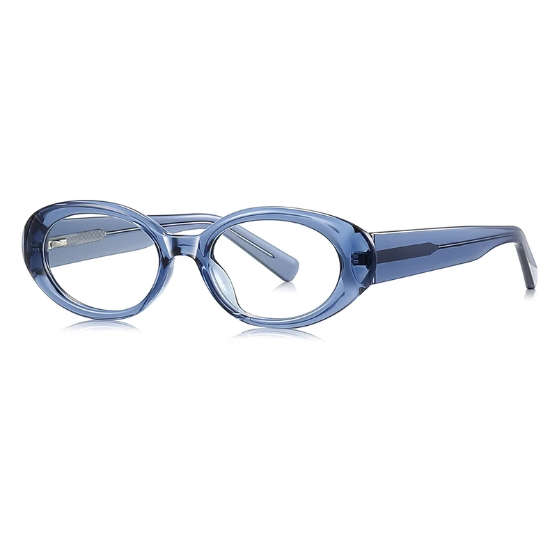Fashion Oval Frame Anti-Blue Light Glasses TR Frame Eco-friendly Comfortable Core Insert Design Versatile And Stylish