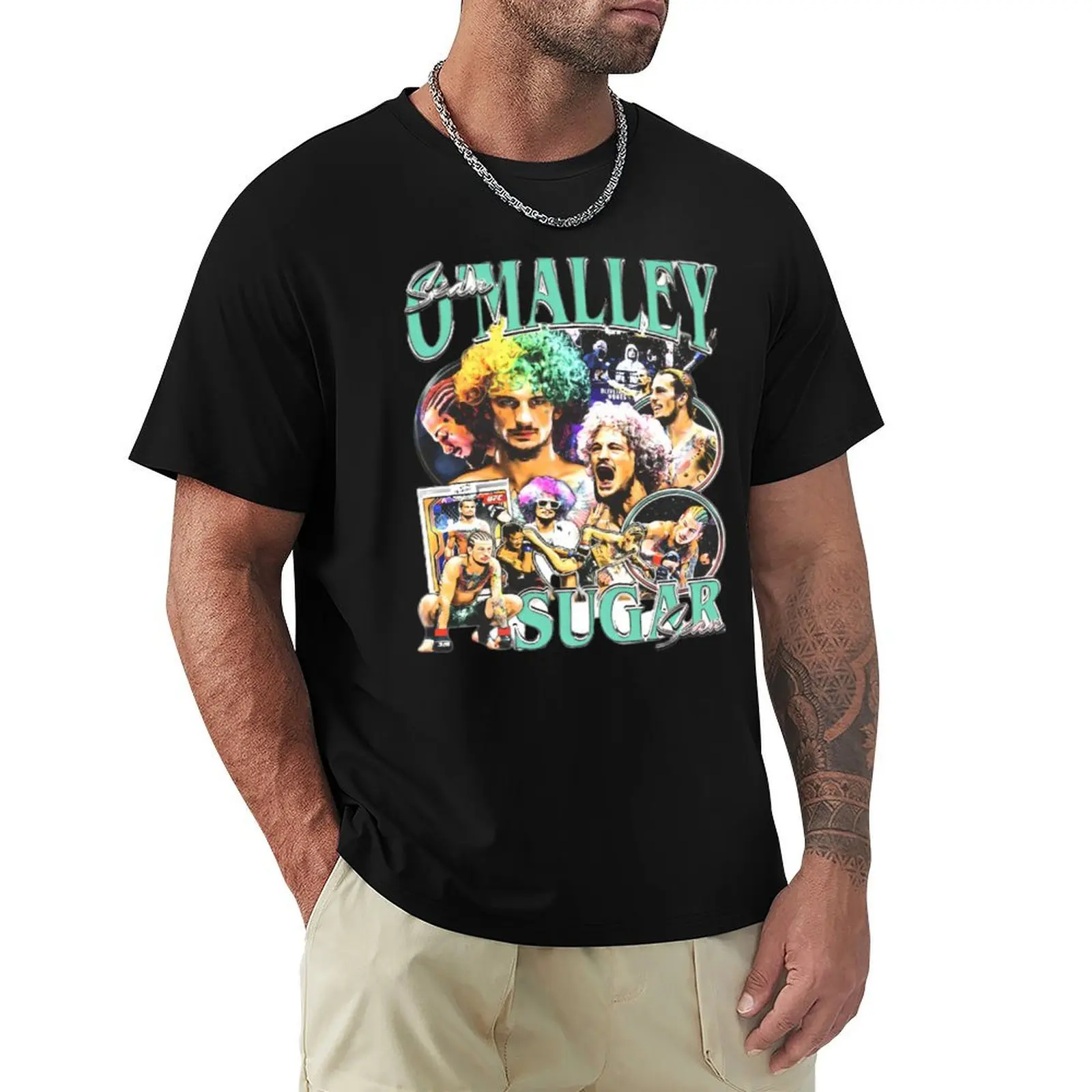 

Sean O_Malley Graphic Design T-Shirt Summer Print Short Sleeve Tee