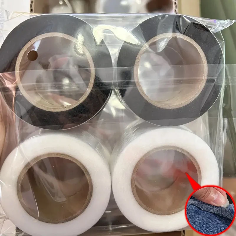 

1Roll Double-sided Tape for Pants Self Adhesive Fabric Tape for Trousers Clothes Curtains Repairing DIY Sewing Accessories