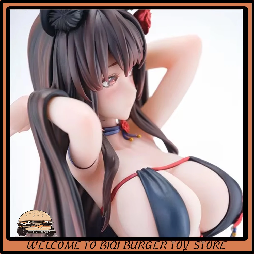 

Original Kitsune Fox Girl Anime Figure 27cm Sexy Girl Action Figurine Real Plush Tail Pvc Model Collectible Statue New Year Gift