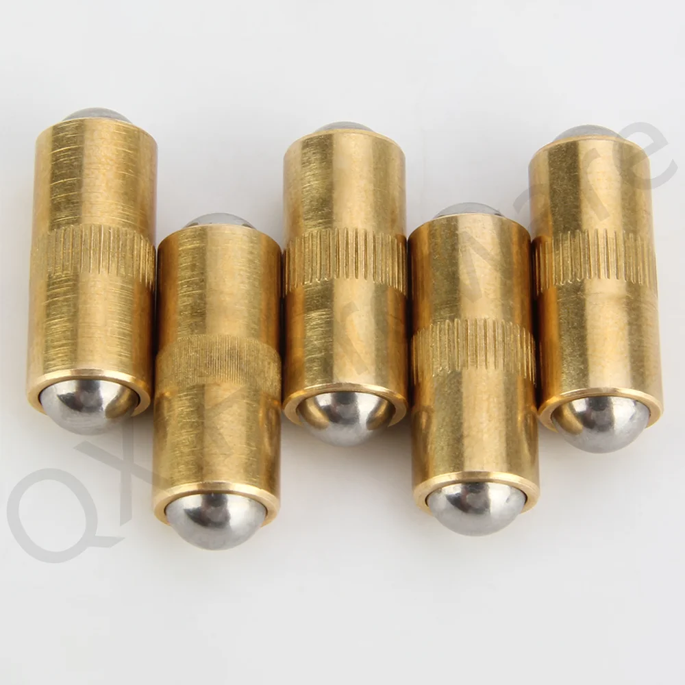 QX412 Factory Outlet Stainless Steel Both Side Ball Spring Plunger Brass Mini Double Balls Plunger Dia2.5/3/4/5/6/7/8mm