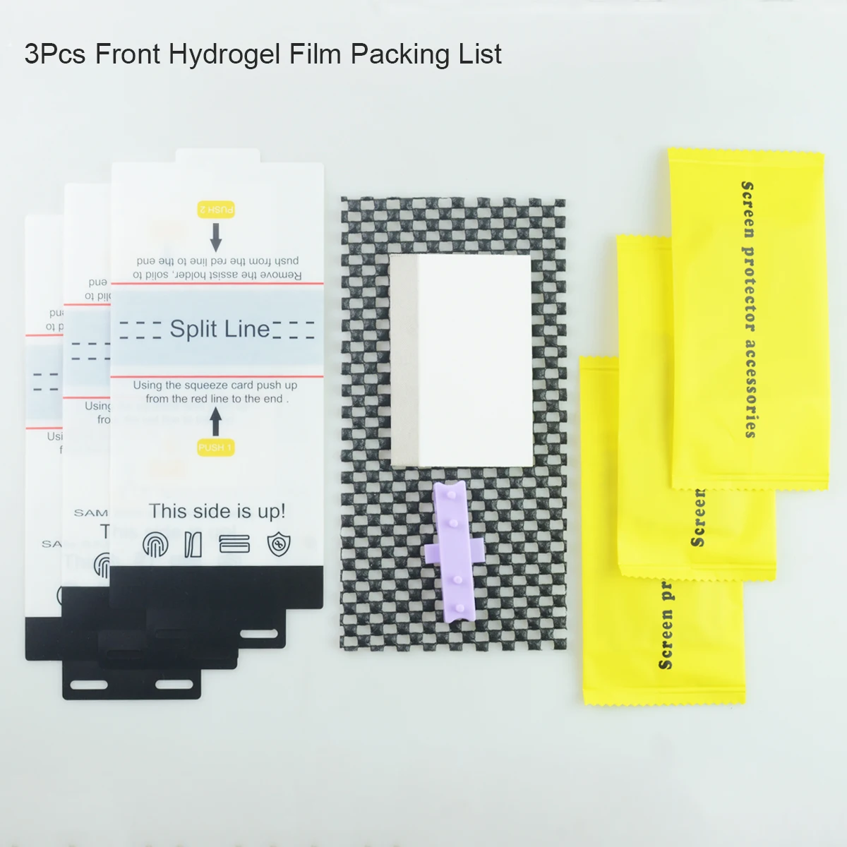 3Pcs HD Front Hydrogel Film For OPPO Realme 12 Pro+Plus Find X8 Pro X7 Ultra X6 Pro Screen Protector Case Friendly+Fix Tools