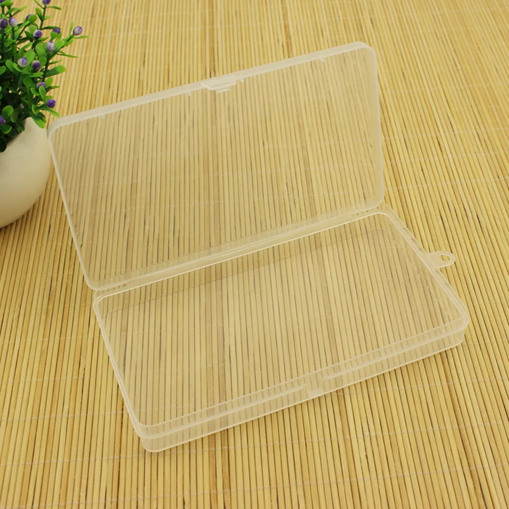 

10 pcs Transparent Jewelry Box Organizer Case Container For Small Ornaments Space Saving Durable Unique Closure Design Plastic