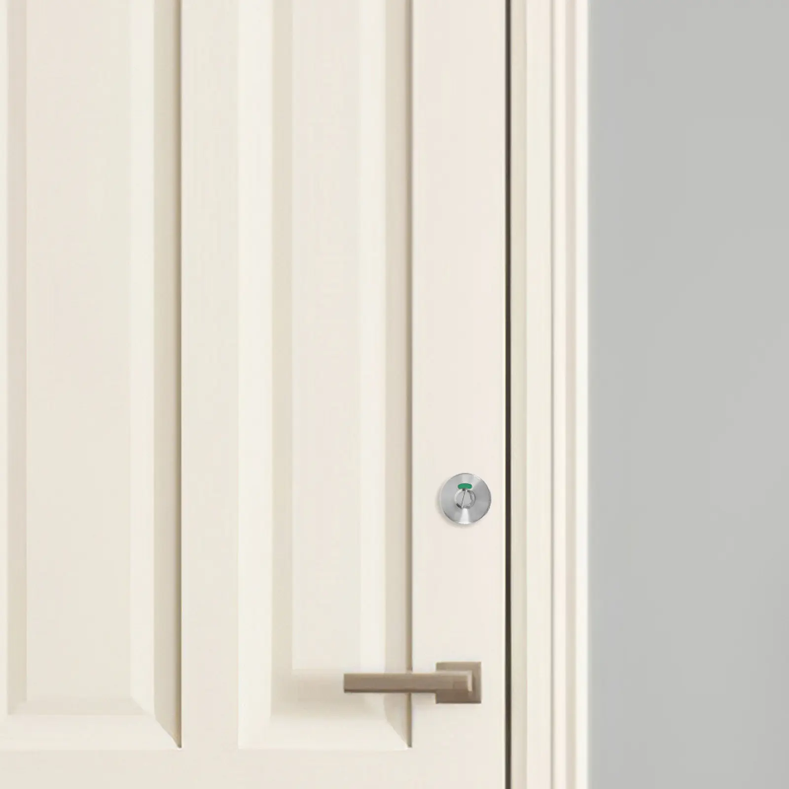 

Occupied Bathroom Lock Stainless Steel Toilet Partition Door Lock Quick Installation Commercial Security Deadbolt