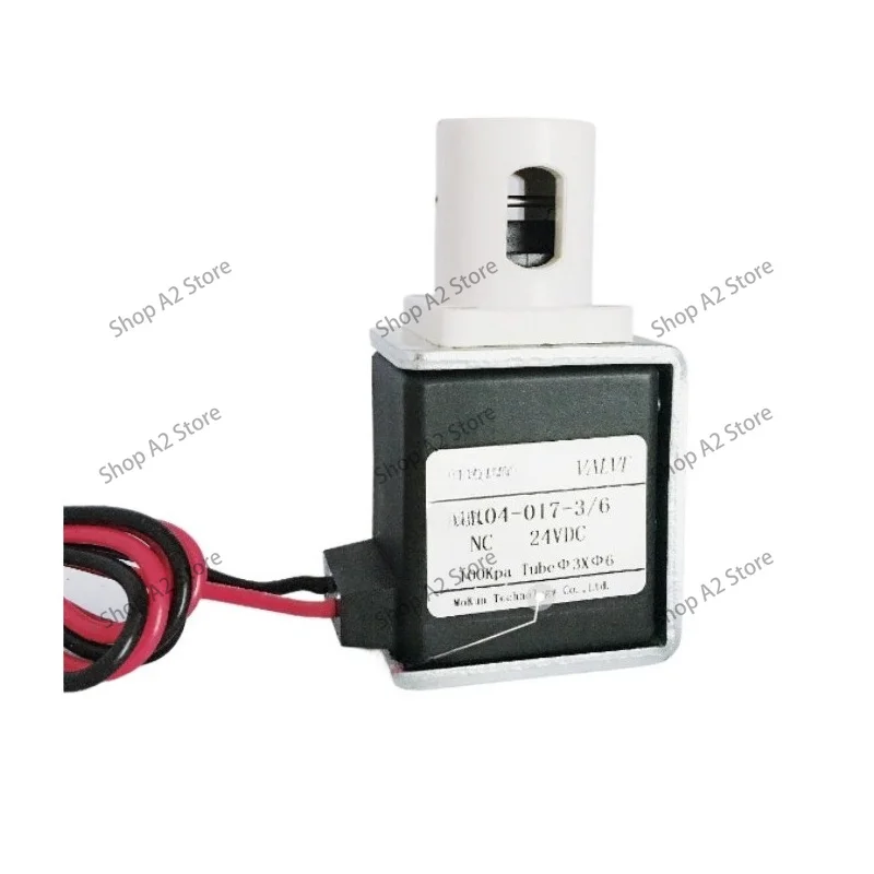 Solenoid Pinch Valve, Miniature, Clamp Type, Squeeze, Break Pressure, Diaphragm, Pinch Break, Globe Valve 04 Normally Closed