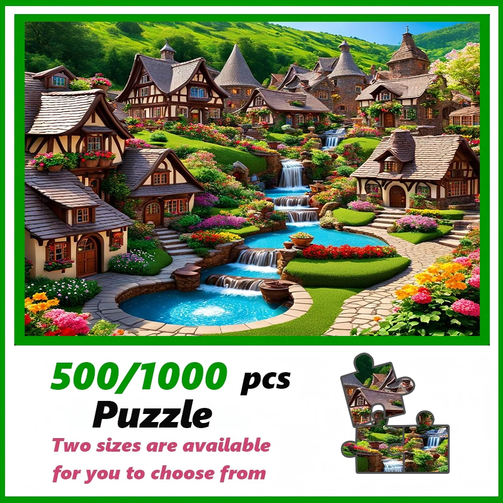 Party Games Adult Birthday - Permainan Puzzle Dewasa 500/1000pcs, Berkualitas Tinggi,