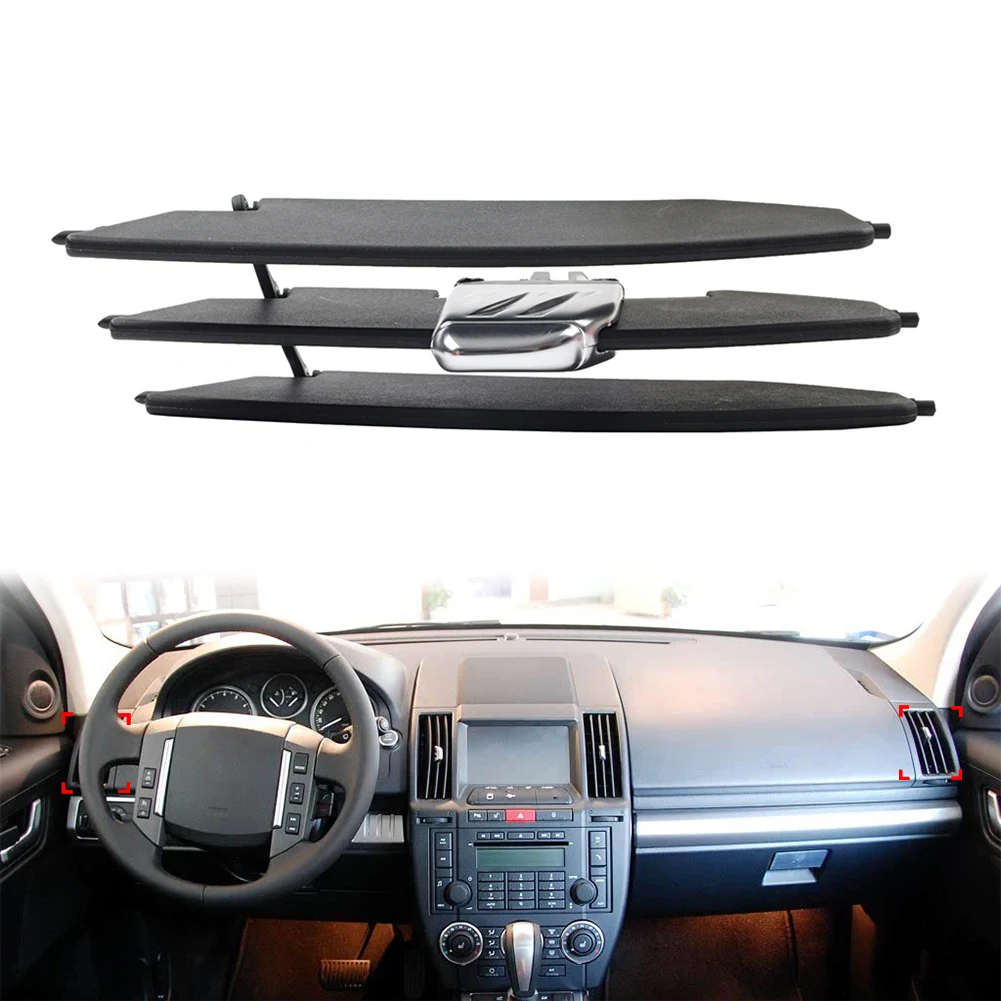 1Pcs LR032935 AC Vent Grille Air Vent Outlet Repair Kit ABS Black For Land Rover Freelander 2 LR2 2007-2012