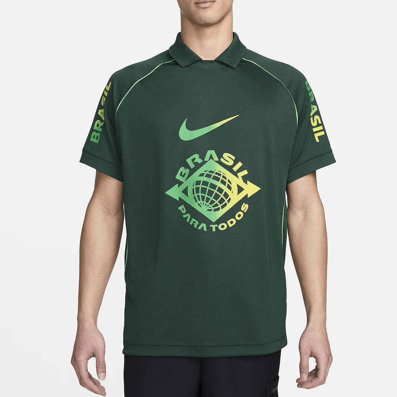 

Оригинальная мужская дышащая футбольная майка Nike DRI-FIT в Бразилии FZ2949-397